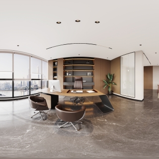 1现代办公室全景