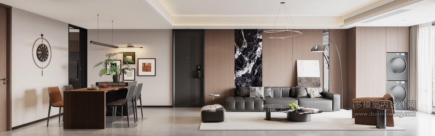 3现代意式沙发面单张