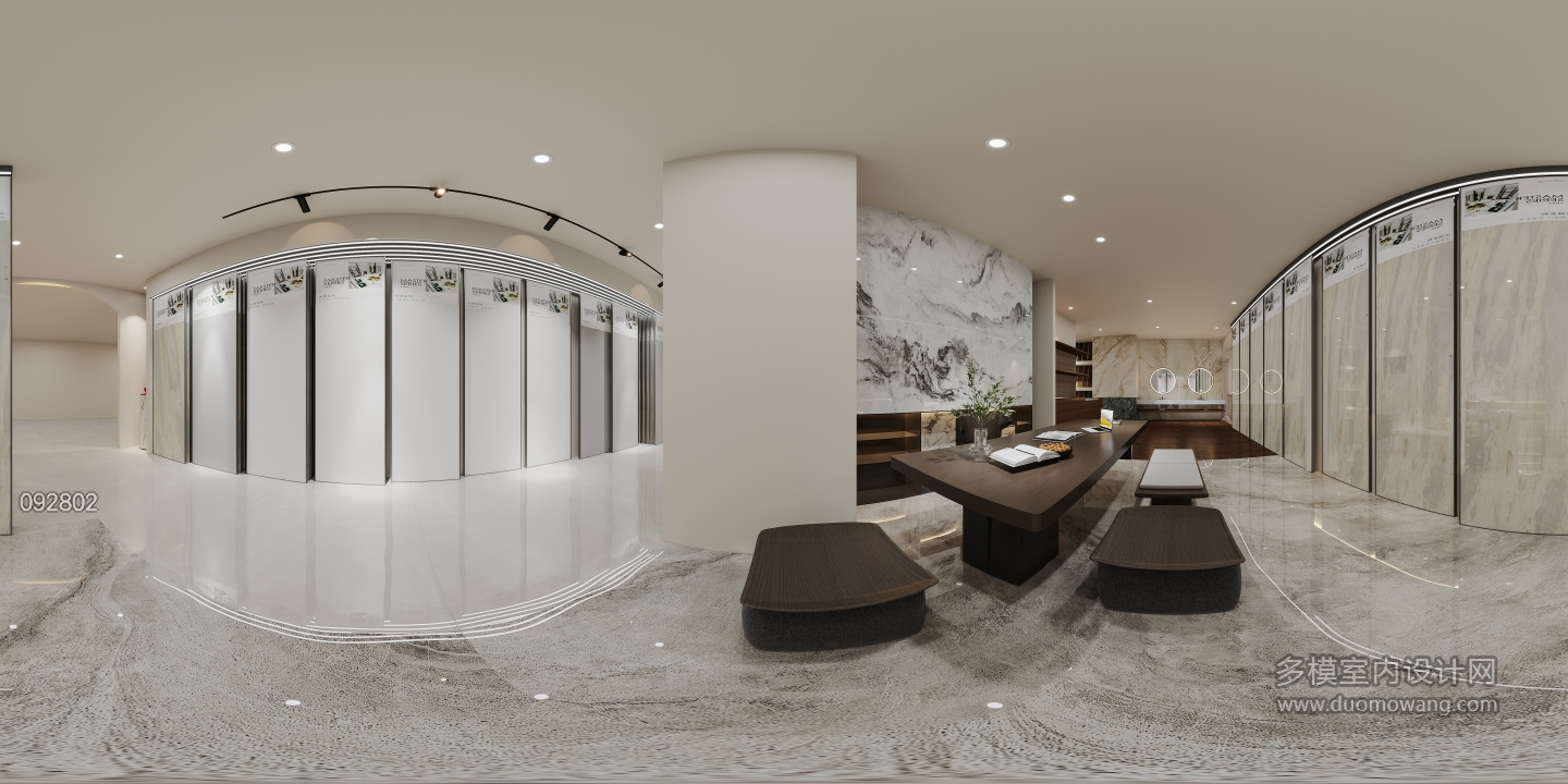 现代展厅全景二