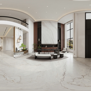 现代 客厅 全景