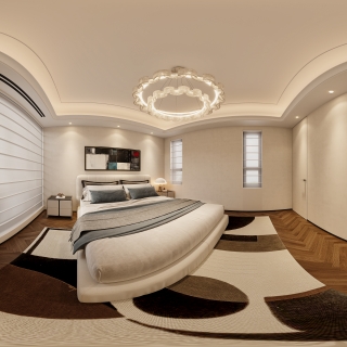 现代现代二层客房全景