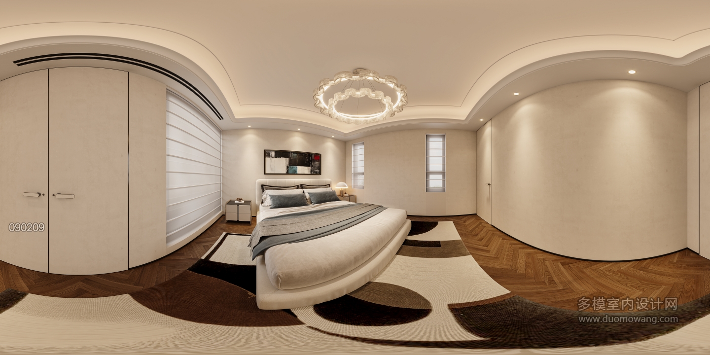 现代现代二层客房全景