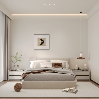 现代中古风次卧1特写