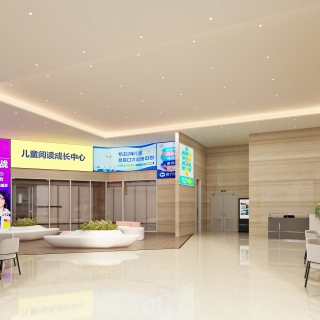 现代接待大厅静态