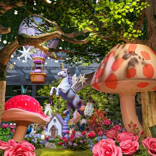 现代森林景观单张1