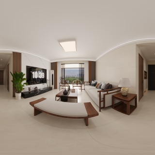 中古风客餐厅全景