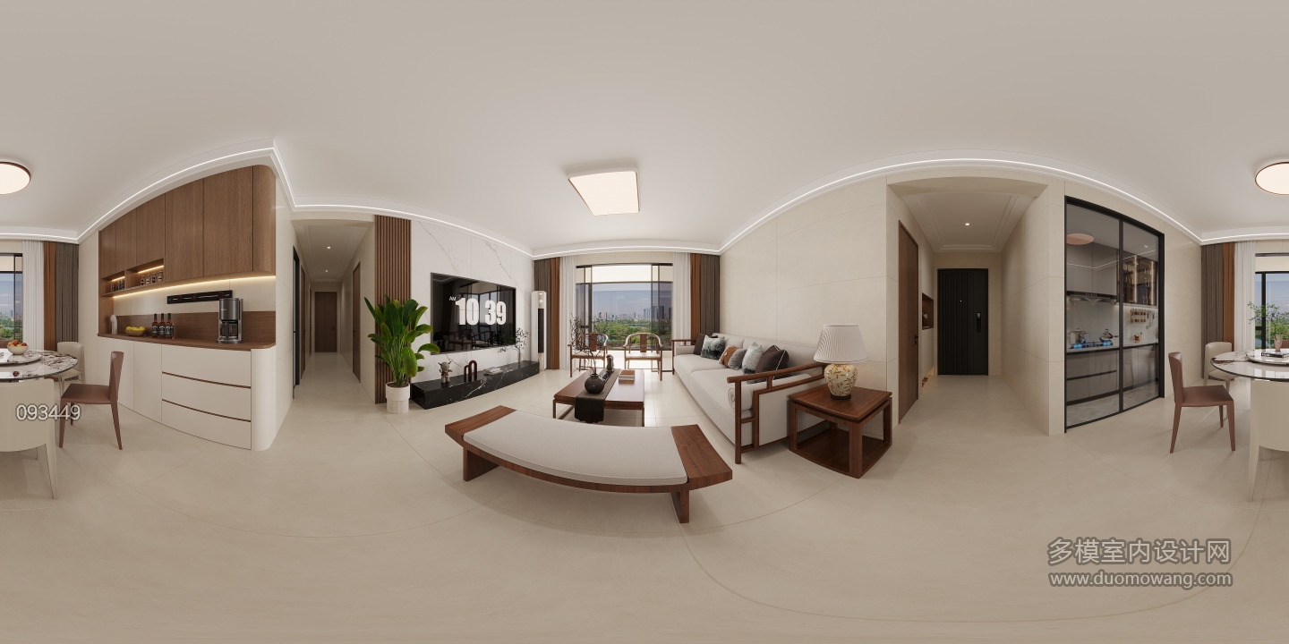 中古风客餐厅全景