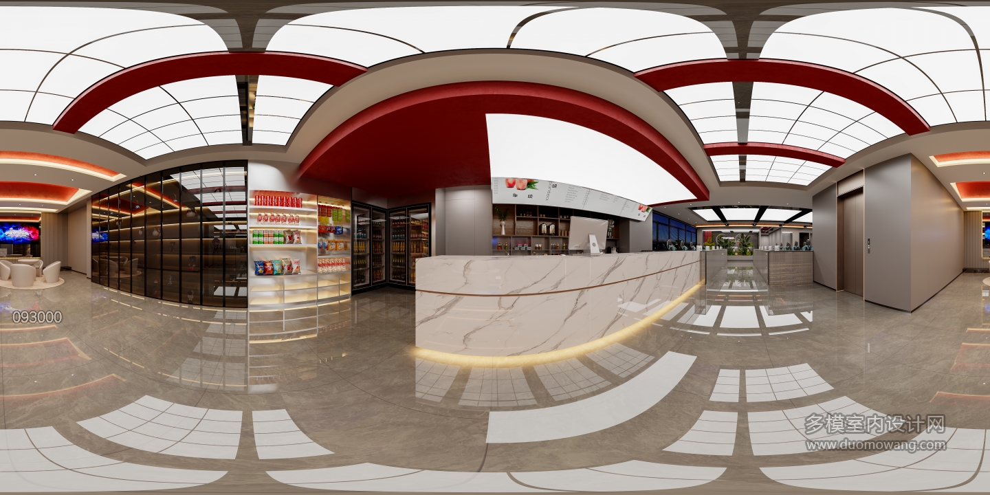 现代龙兴网咖全景一