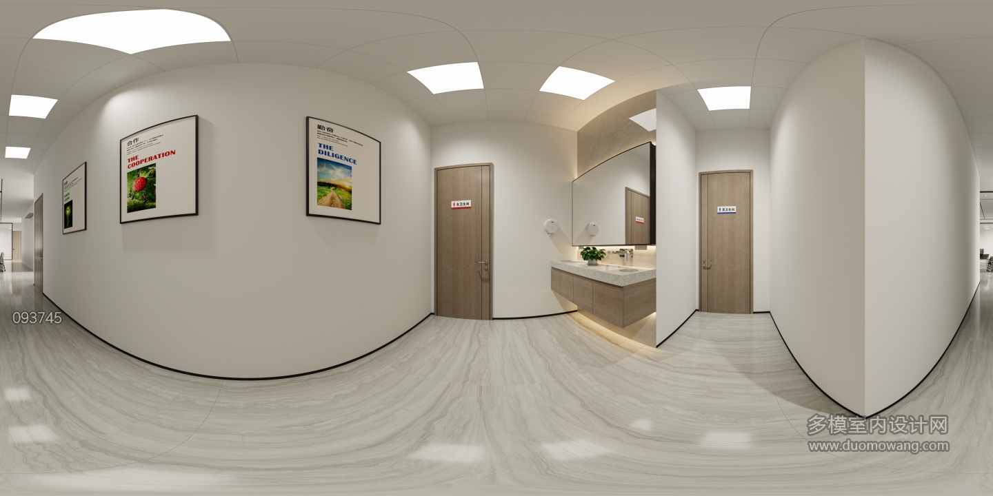 现代公共洗手台