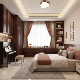 新中式二楼女孩房