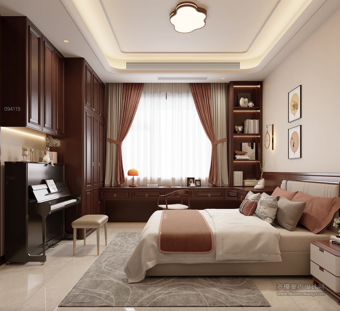 新中式二楼女孩房