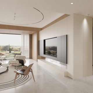 现代 客餐厅 单张