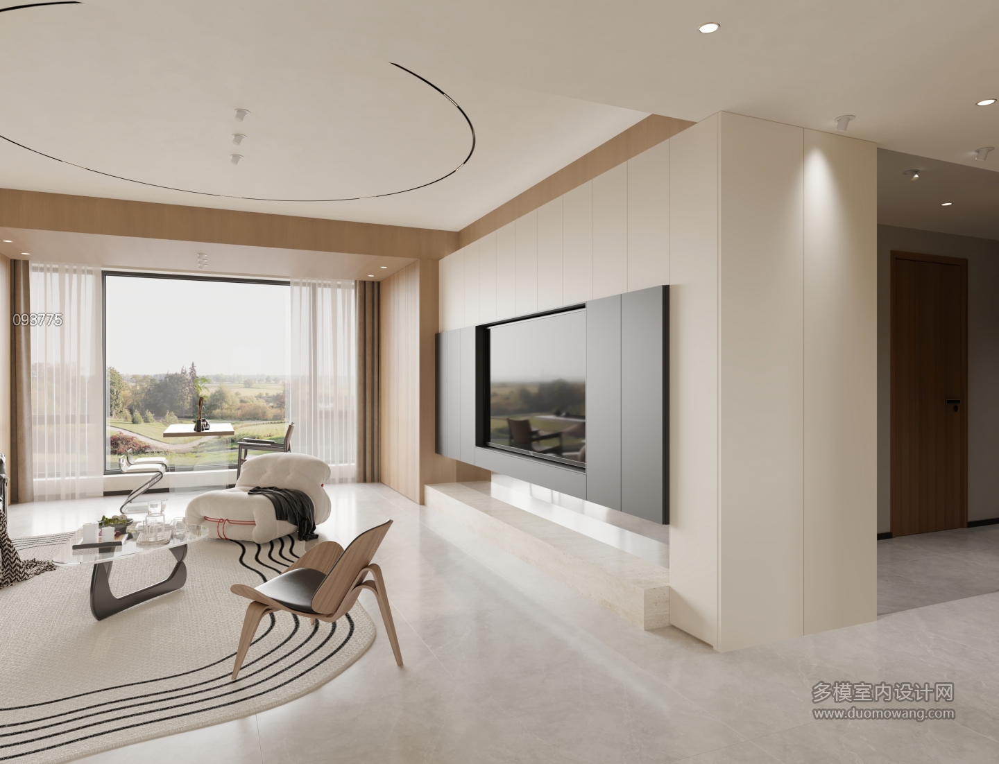 现代 客餐厅 单张