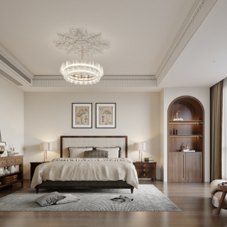 混搭主卧特写