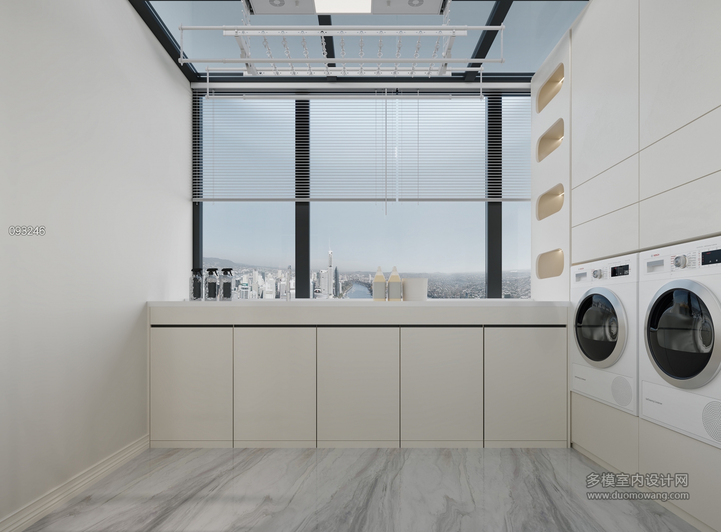 混搭阳光房衣帽间特写