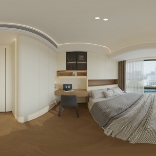 现代 次卧 全景