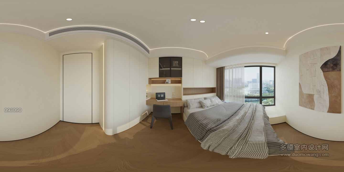 现代 次卧 全景