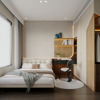 现代中古一层北次卧