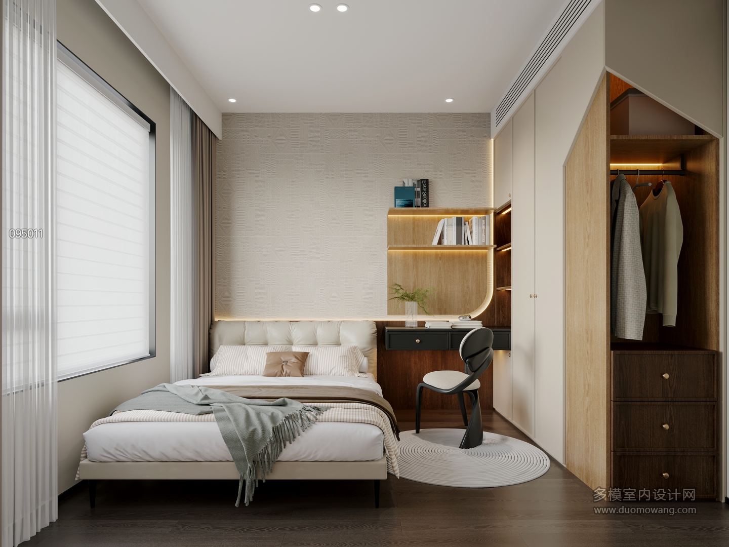 现代中古一层北次卧