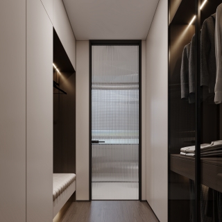 意式主卧衣帽间特写1