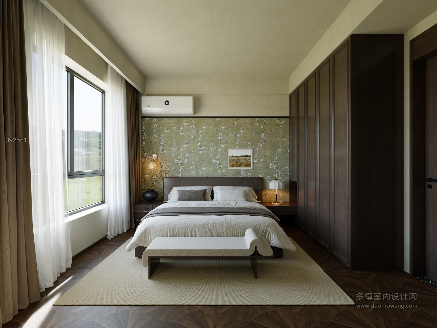 老钱风卧室 (11)