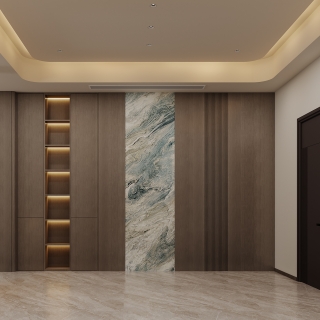 现代-一层客厅特写2