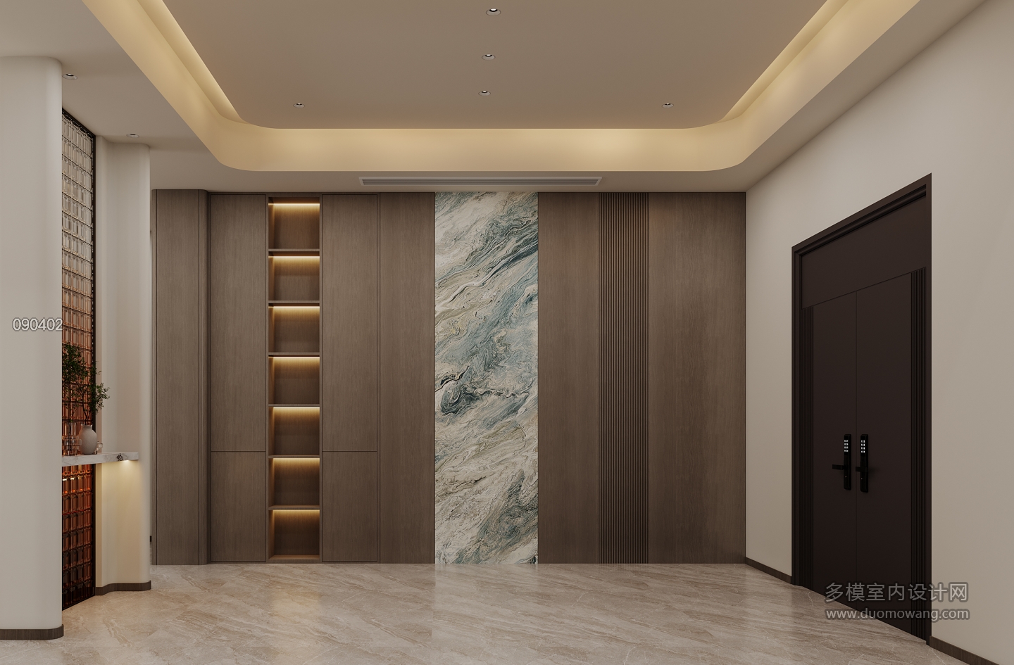 现代-一层客厅特写2