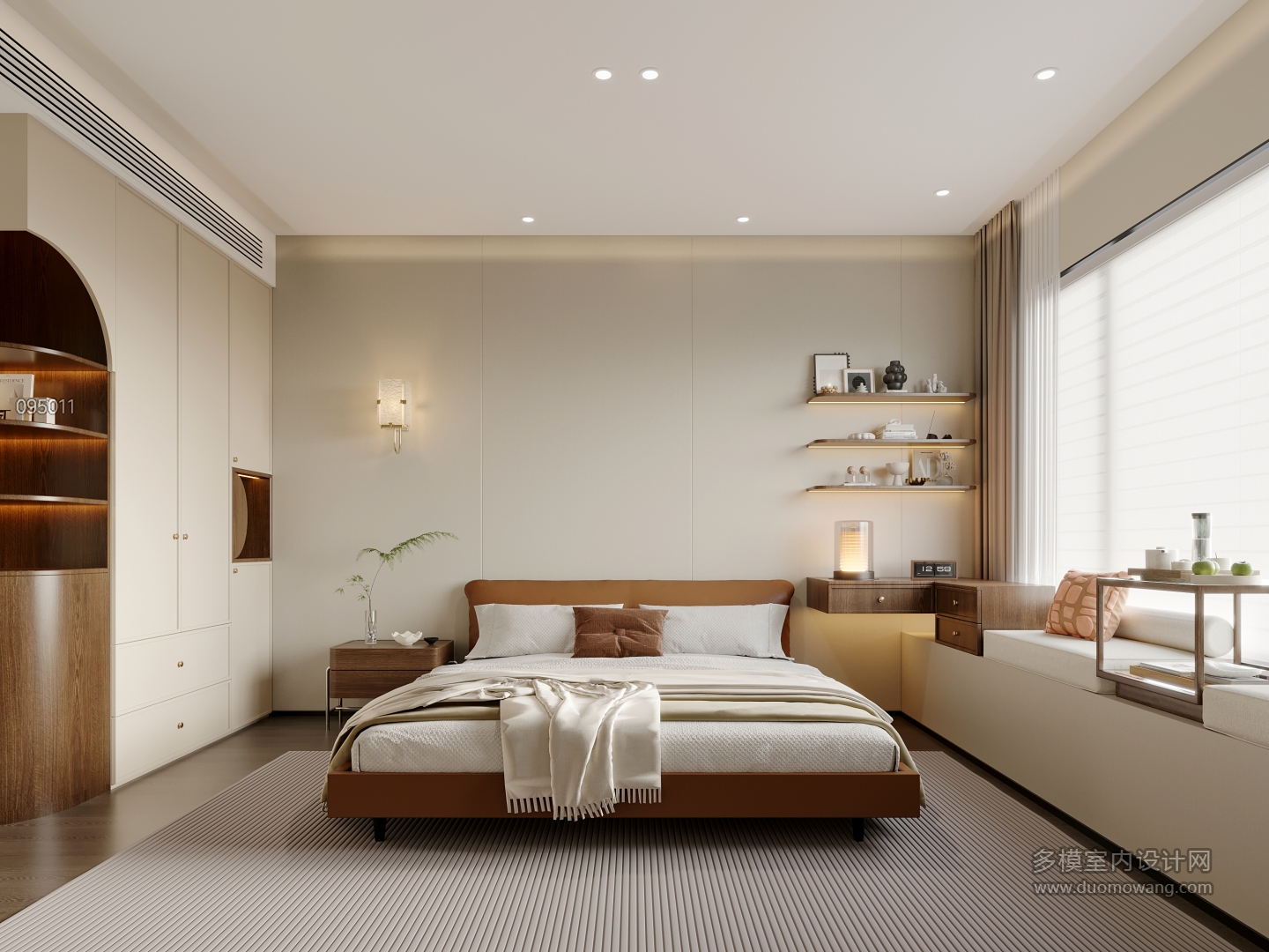 现代中古一层主卧