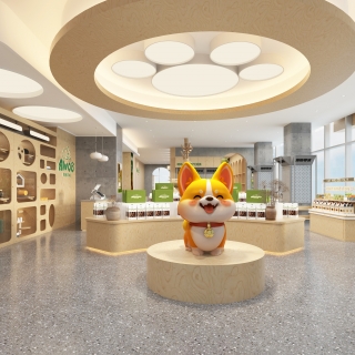 现代宠物店大厅单张 (1)