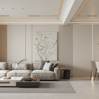 意式极简沙发墙