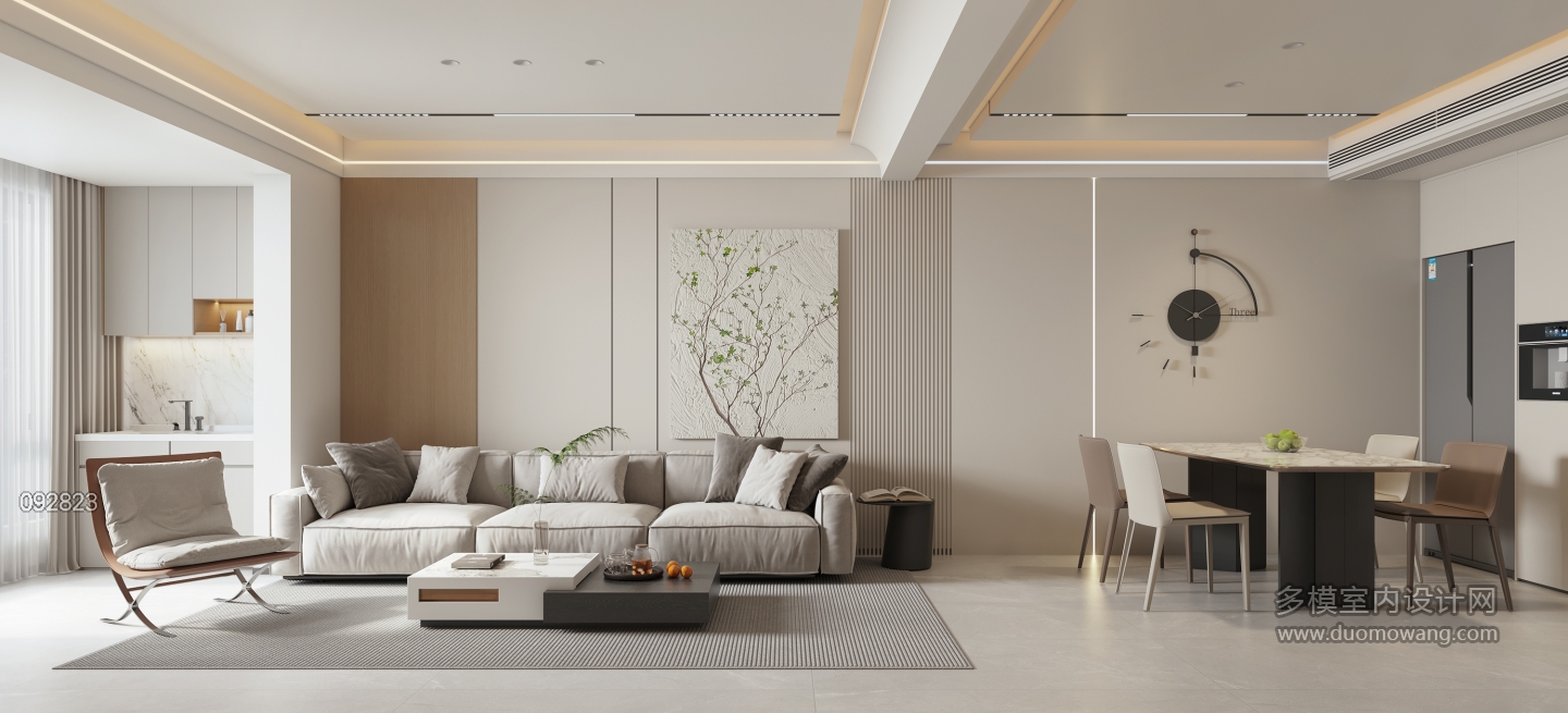 意式极简沙发墙