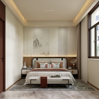 新中式次卧房二