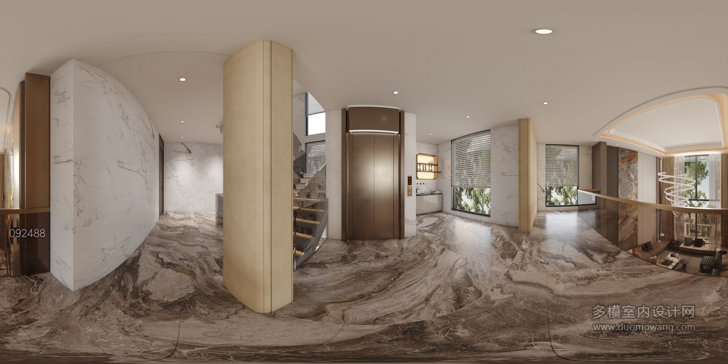 轻奢 2楼公区全景