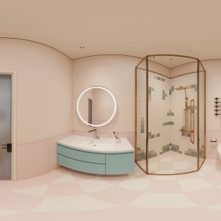 现代-儿童房卫生间1