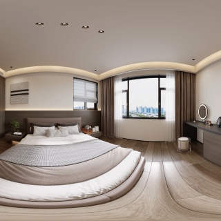 现代二楼客卧360