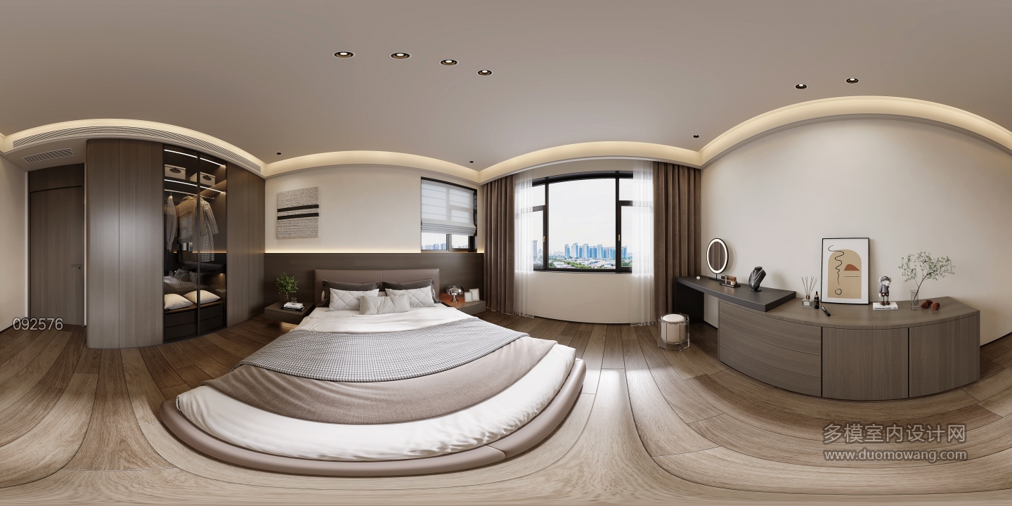 现代二楼客卧360