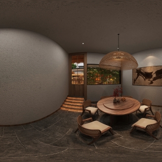 侘寂餐厅全景包房 (1)