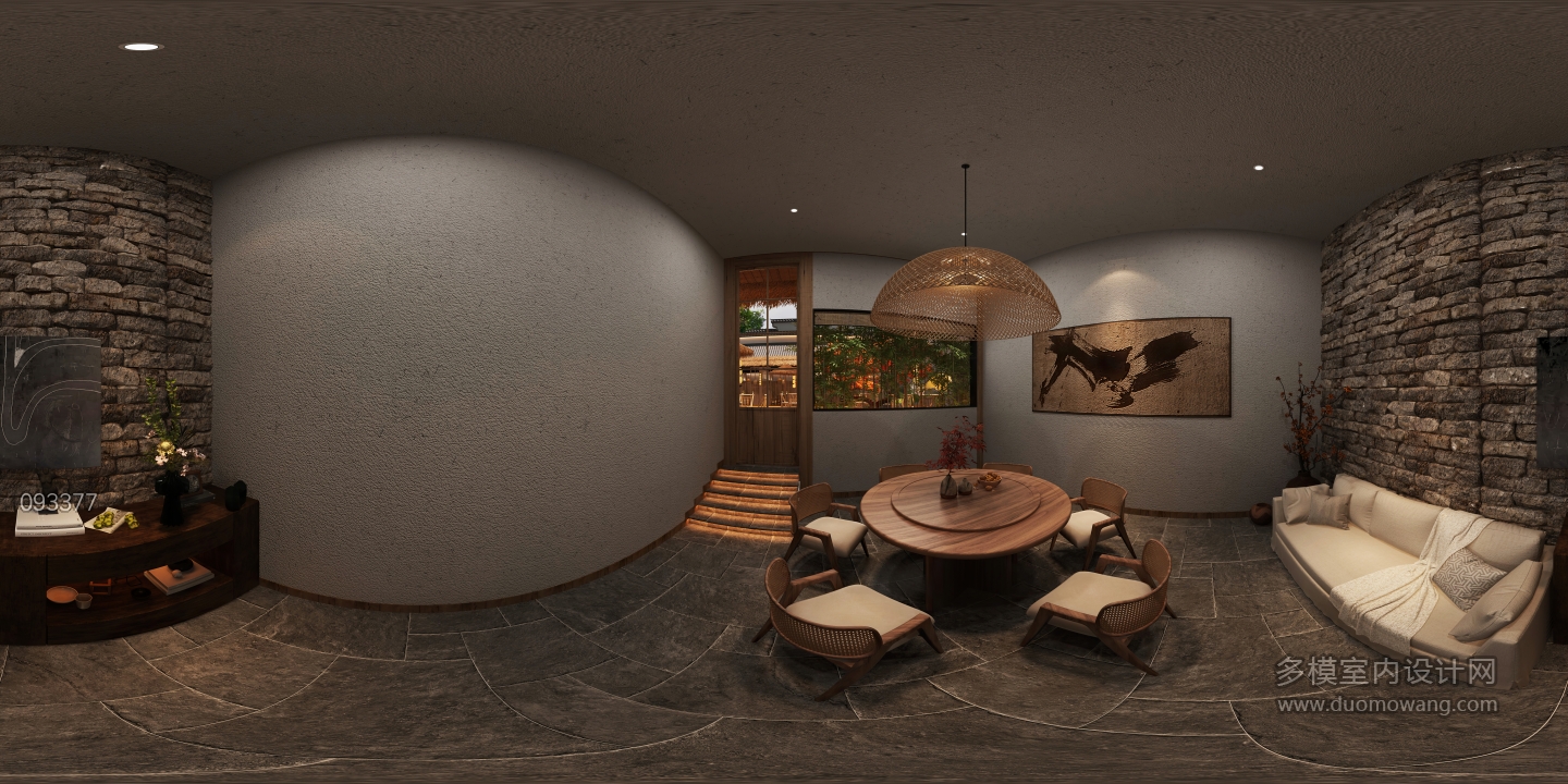 侘寂餐厅全景包房 (1)