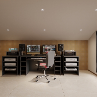 宋式美学二楼阁楼录音室