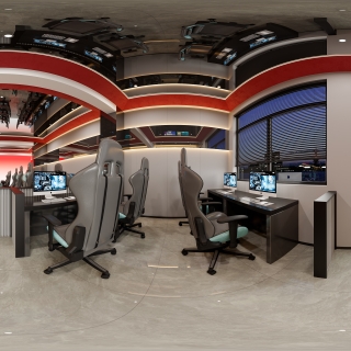 现代启帆网咖全景一