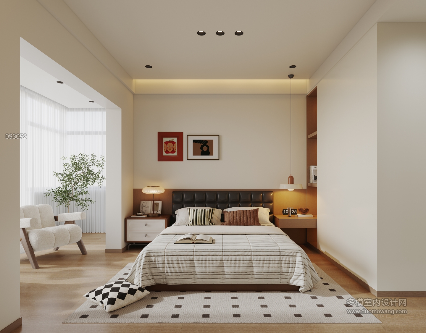 奶油中古二层东卧室