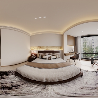 宋式一楼主卧全景