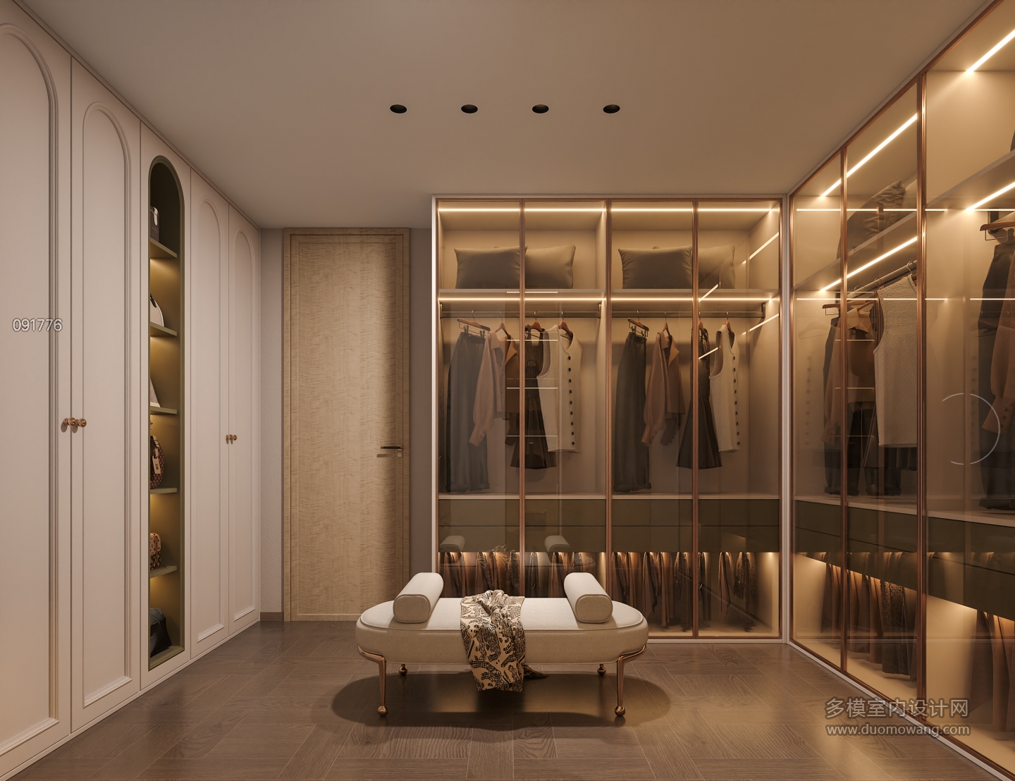 法式 二层 衣帽间 2