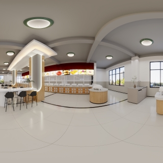现代食堂全景1
