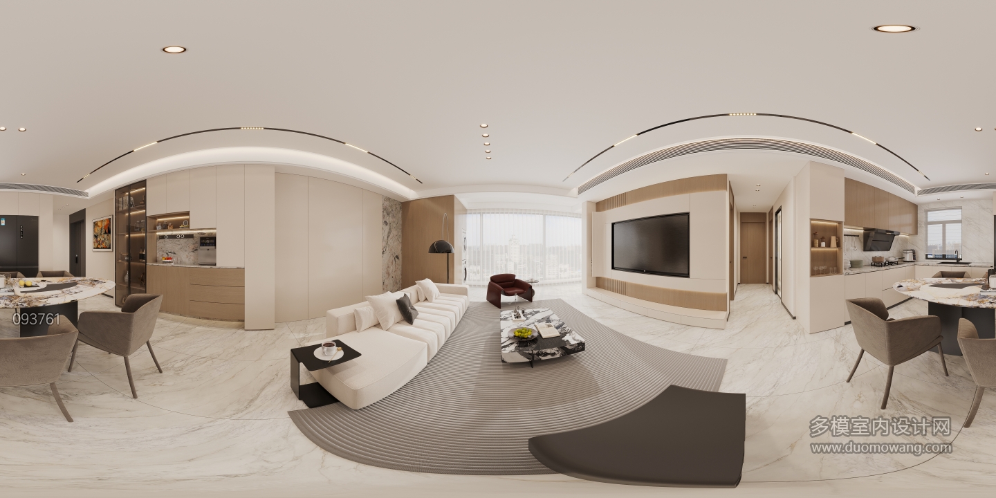 新中式客餐厅全景