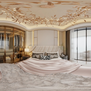 现代轻奢主卧360 拷贝