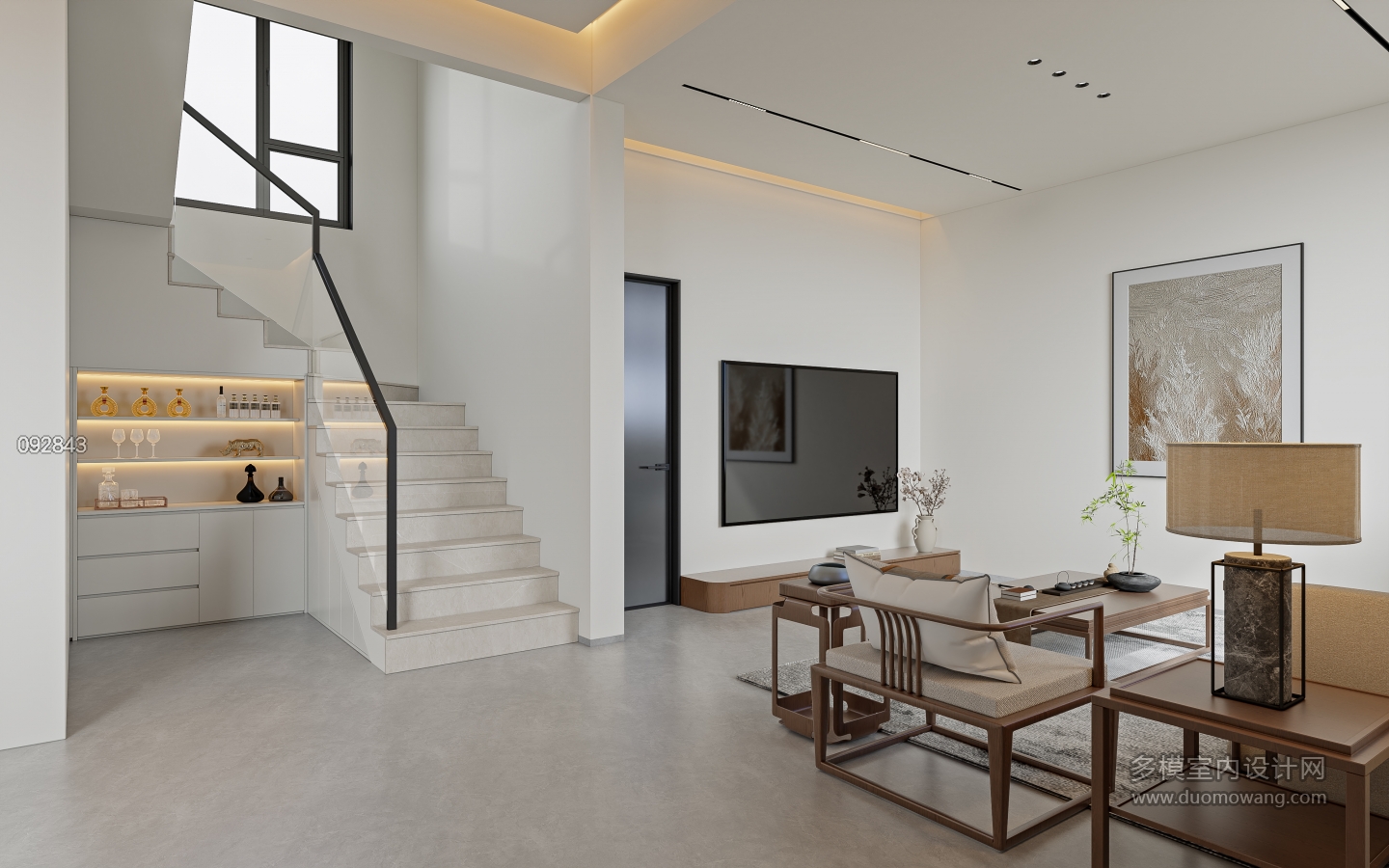 西阳自建房_一层客厅001