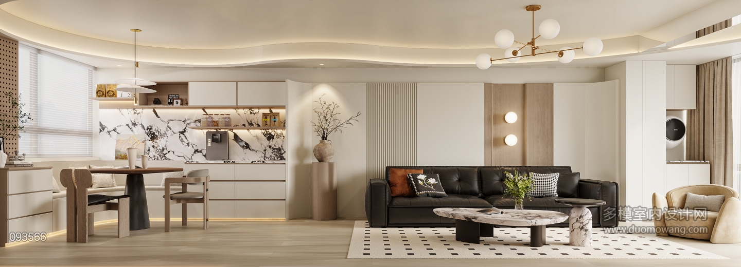 现代奶油沙发背景特写