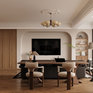 中古风电视背景