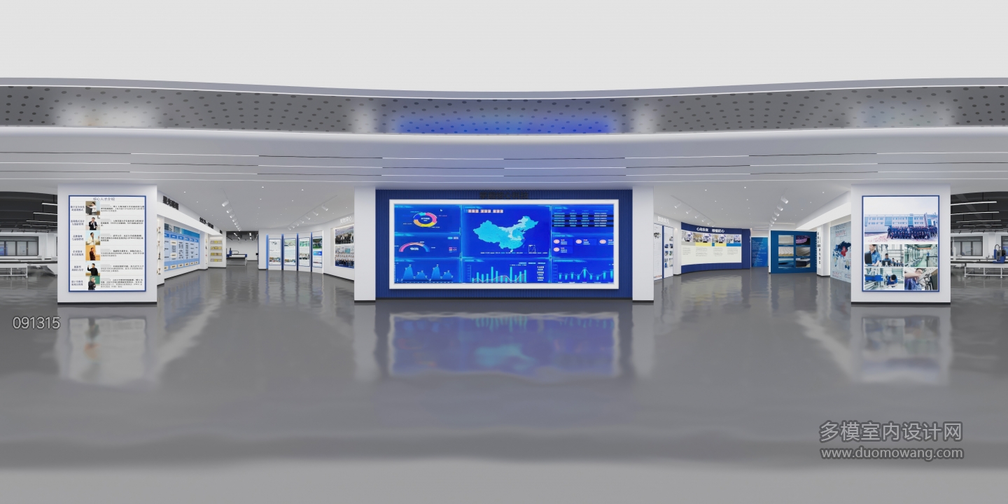 现代科技展厅全景6